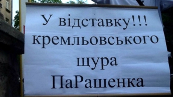 Как протестовал "Правый сектор": в отставку "кремлевскую крысу" Порошенко (фото)