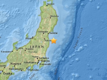 В Японии землетрясение силой 5 баллов всколыхнуло Фукусиму