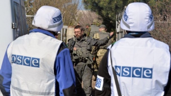 В Донецкой области мины боевиков разорвались возле наблюдателей ОБСЕ