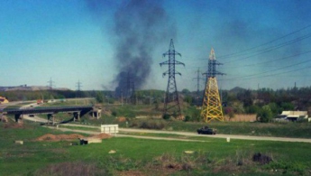 В Донецке взорвалась машина с боеприпасами