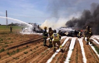 В авиакатастрофе в Испании двое людей выжили