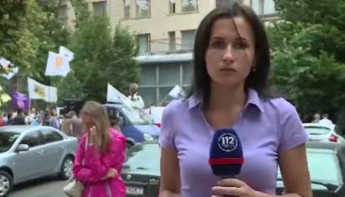 Митингующие перекрыли движение на ул. Липской и требуют реструктуризировать валютные кредиты (видео)
