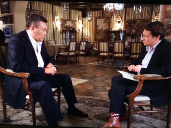 Янукович дал первое интервью западной прессе