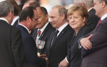 Олланд и Меркель поговорили с Путиным накануне встречи глав МИД в "нормандском формате"