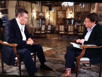 В интервью Януковича телеканалу ВВС попал Мелитополь