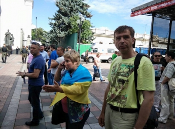 Предприниматели из Мелитополя бастуют против введения кассовых аппаратов