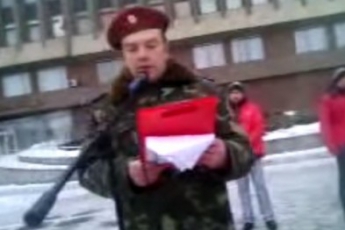 Участник Антимайдана стал депутатом (видео)