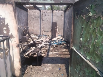 Появились фото с места взрыва в Мелитополе (фото)