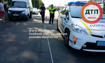В столице произошло очередное ДТП с участием патруля, пострадала беременная женщина (фото)