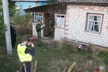 В Черниговской обл. в результате взрыва гранаты, привезенной с фронта, погибла женщина и демобилизованный боец