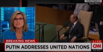 Ведущая CNN в репортаже во время заседания Генассамблеи ООН назвала Путина Ельциным (видео)