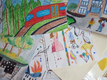 Дети нарисовали жизнь в Запорожье со специальным правовым режимом
