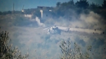 В Сирии сбит российский вертолет (видео)