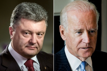 Порошенко и Байден в Давосе обсудили "дорожную карту" конституционных изменений в Украине
