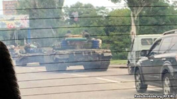 Украинская разведка зафиксировала танки и "Грады" боевиков в районе Донецка