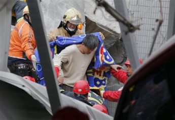 Число погибших в результате землетрясения на юге Тайваня возросло до 14 человек
