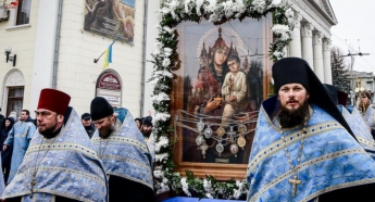 В Запорожье состоялся крестный ход с иконой Божией Матери "Святогорская"