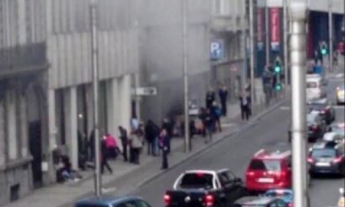 В Брюсселе прогремел взрыв на станции метро (фото, видео)