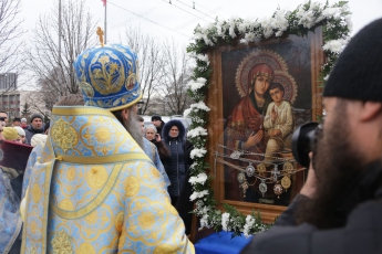 В город привезут икону из Донбасса. График пребывания
