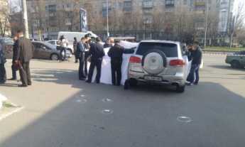 В Киеве около отеля застрелили бизнесмена
