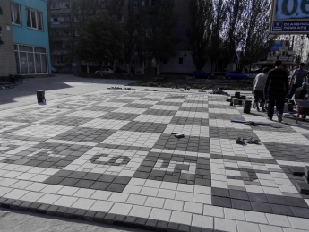 В центре города ожила шахматная доска (фото)