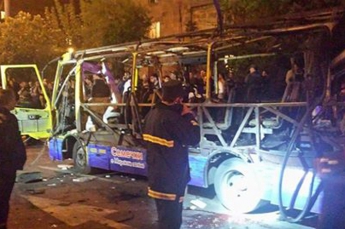 Полиция Армении: Причиной взрыва в автобусе в Ереване стала заложенная бомба