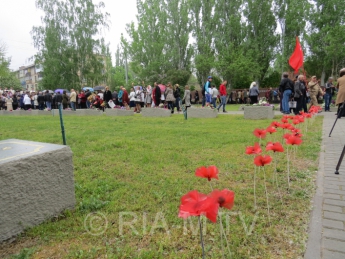 День Победы в Мелитополе начался с потасовок