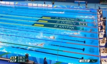 На Паралимпиаде в Рио украинские пловцы заняли весь пьедестал в заплыве на 200 м комплексом (фото, видео)