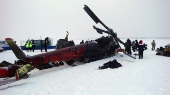 В разбившемся российском вертолете погибли 19 человек