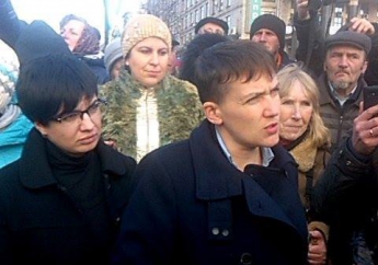 «Майдан скоро начнется. И Россия придет сюда воевать!», — Савченко на митинге в Киеве ВИДЕО