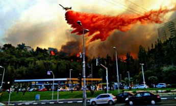 Украинские самолеты в Израиле начали тушение пожаров