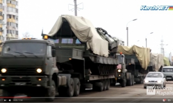 РФ начала масштабную переброску военной техники в оккупированный Крым