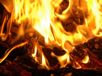 В Мелитополе горит дом