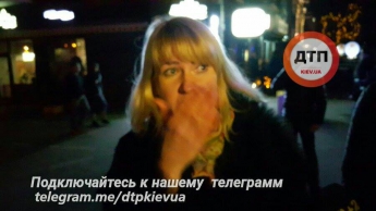 В Киеве водитель выбросил из авто жену и переехал свидетеля (видео)