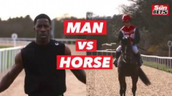 Британский легкоатлет в забеге на 100 метров обогнал лошадь (видео)