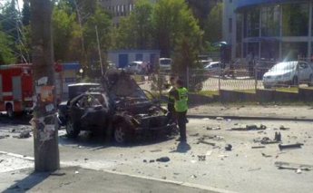 От взрыва автомобиля в Киеве погиб представитель Минобороны (видео)