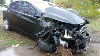 В Запорожской области в результате аварии погиб водитель автомобиля – ФОТО