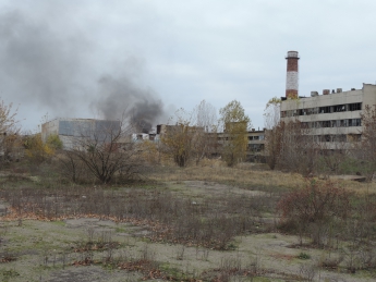 В Мелитополе горит завод? (видео)