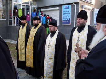 Мелитопольские священники помолились о жертвах голодомора