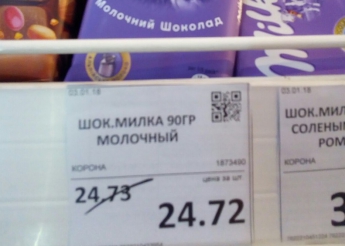 Курьезы. В Мелитополе в супермаркетах самые веселые скидки (фото)