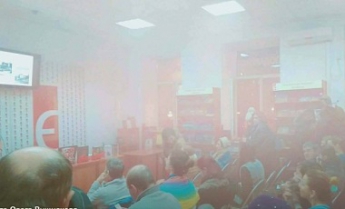 Во Львове лекцию о Холокосте пытались сорвать дымовой шашкой