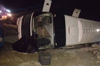 Російський автобус розбився біля кордону України, багато загиблих