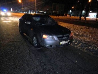 В Запорожье водитель иномарки сбил пассажира маршрутки (Фото)