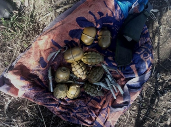 В Запорожской области СБУ обнаружила тайник с гранатами, - ФОТО