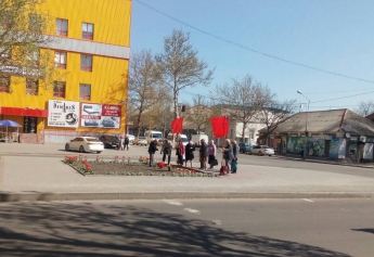 В Мелитополе коммунисты празднуют день рождения Владимира Ильича