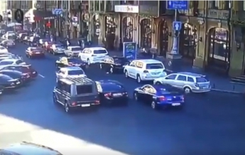 Появилось видео начала конфликта на дороге с участием нардепа Найема