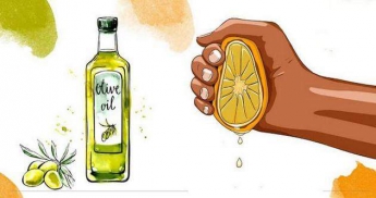 Рецепт долголетия: 1 лимон смешайте с 1 столовой ложкой оливкового масла