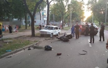 Два мотоциклиста погибли при столкновении с авто в Харькове