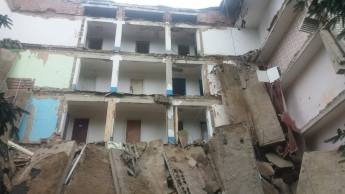 В Житомирской области обрушилась стена общежития