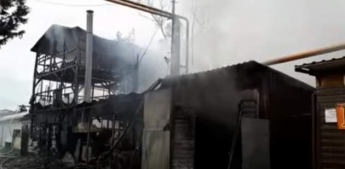 На курорте в Сочи заживо сгорели люди. Видео